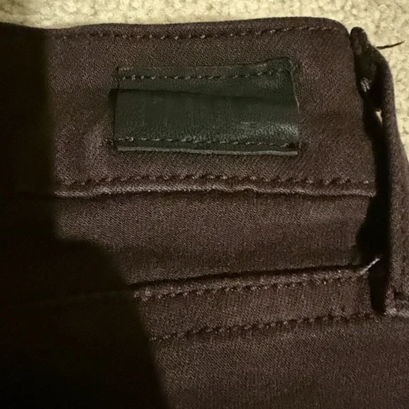 PAIGE  Verdugo Ultra Skinny Deep Brown Pants - Picture 6 of 7